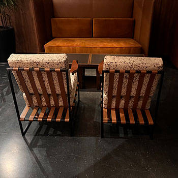 Sillón Cuadrado con Reposabrazos