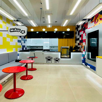 Sillón Largo con Cojines Tapizados