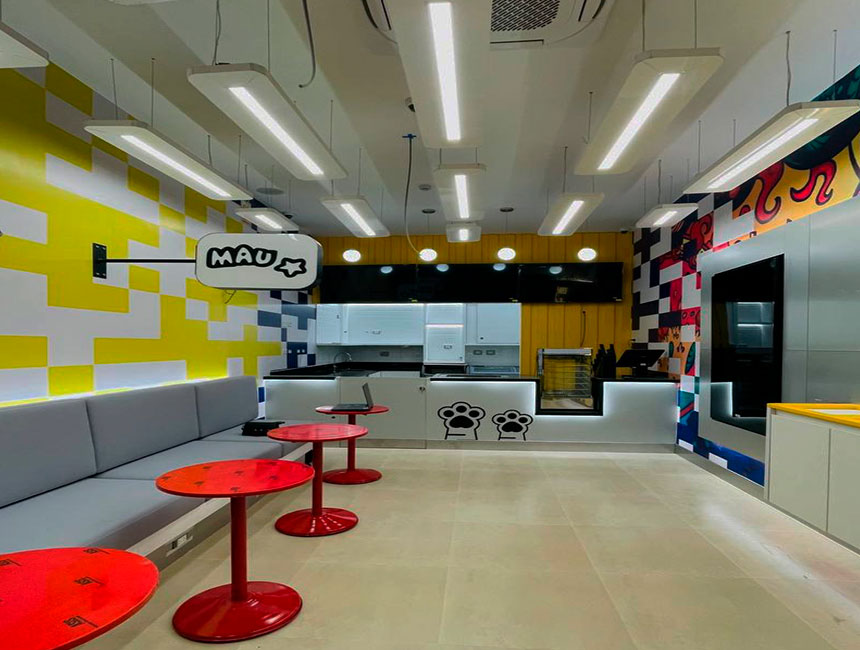 Sillón Largo con Cojines Tapizados